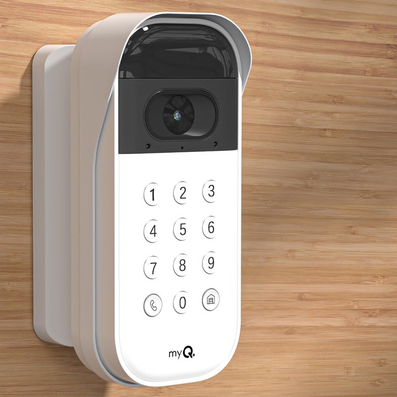 iTODOS Swivel Mount for myQ Smart Garage Video Keypad ,Angle Adjustable(40 to 140 ) Degree Mounting Bracket for myQ ,Easy to Install (Video Keypad is NOT Included - Image 1